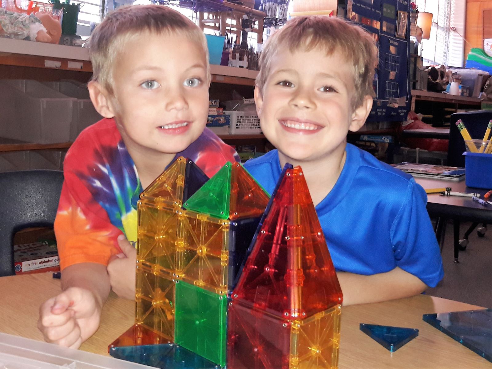 GATE students with magnetic blocks